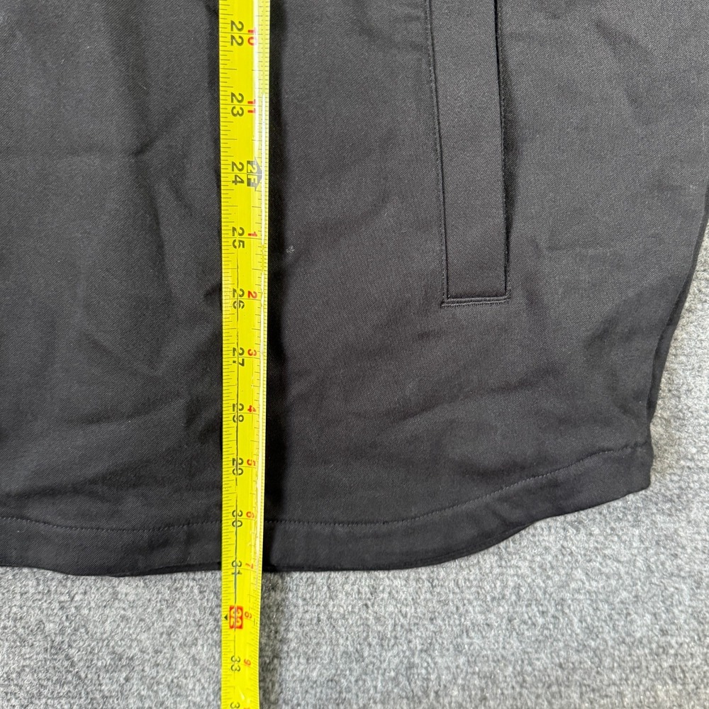 Alo Edition Sueded Jacket Snap Button Oversized Fit Black Mens Size XL #2997 - Picture 8 of 9